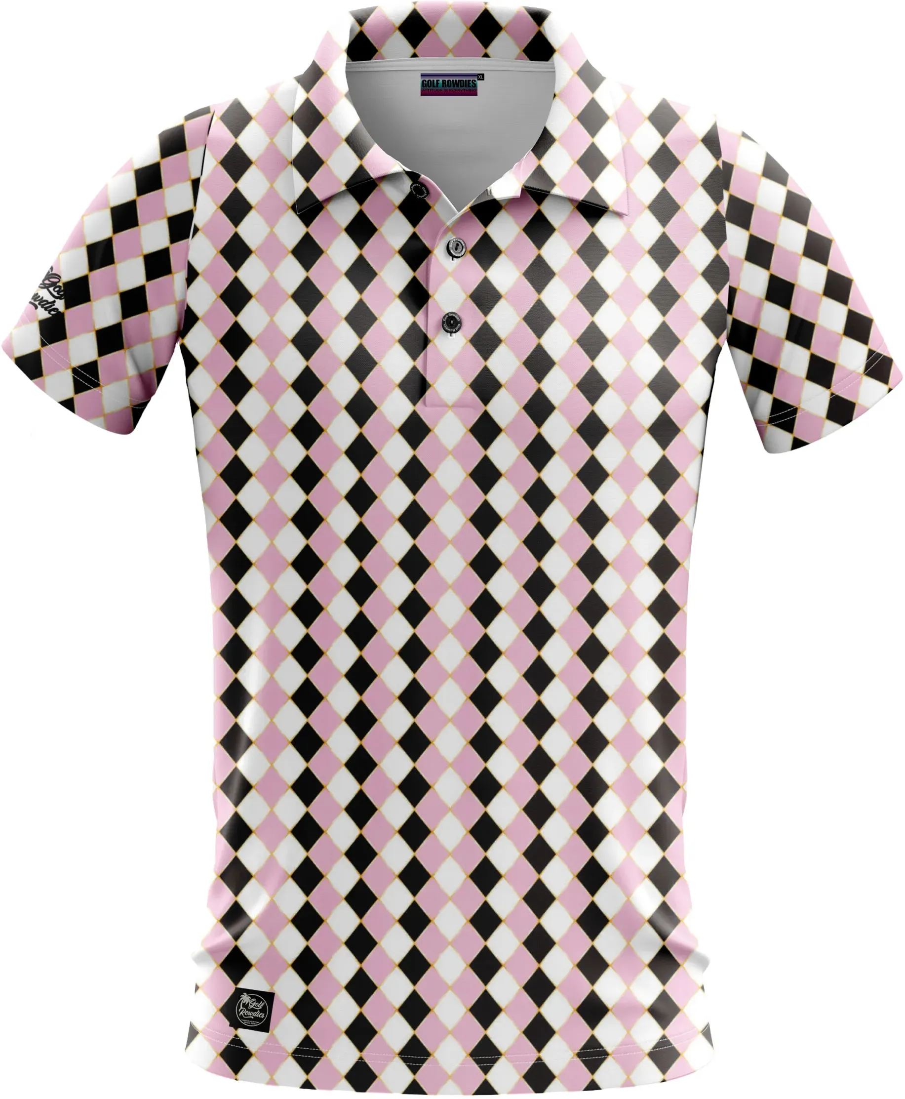 Golf Rowdies Caro Polo, hellrosa/mehrfarbig | 647126M