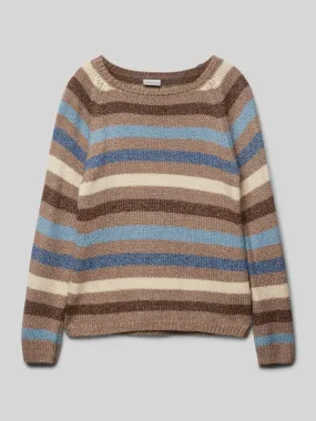 Name It Strickpullover mit Rundhalsausschnitt Modell 'SOMME' (taupe) online kaufen