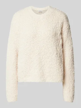 Noisy May Strickpullover aus Teddyfell Modell 'SASSY' (ecru) online kaufen